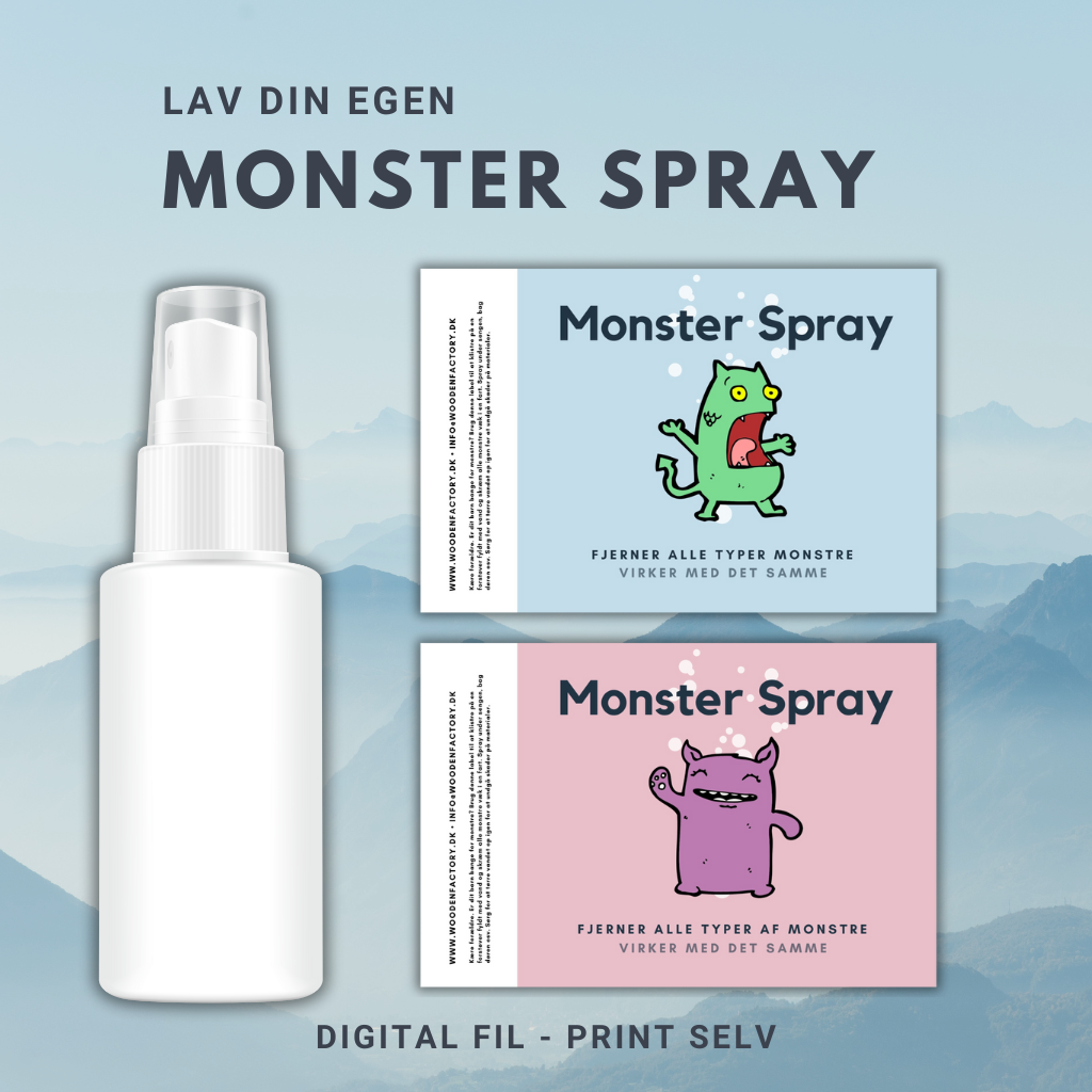 Monster Spray label - Digital fil – Woodenfactory monster-spray-label-digital-fil-woodenfactory